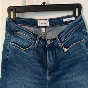 Frame Denim Women's High Rise Dark Blue Jeans